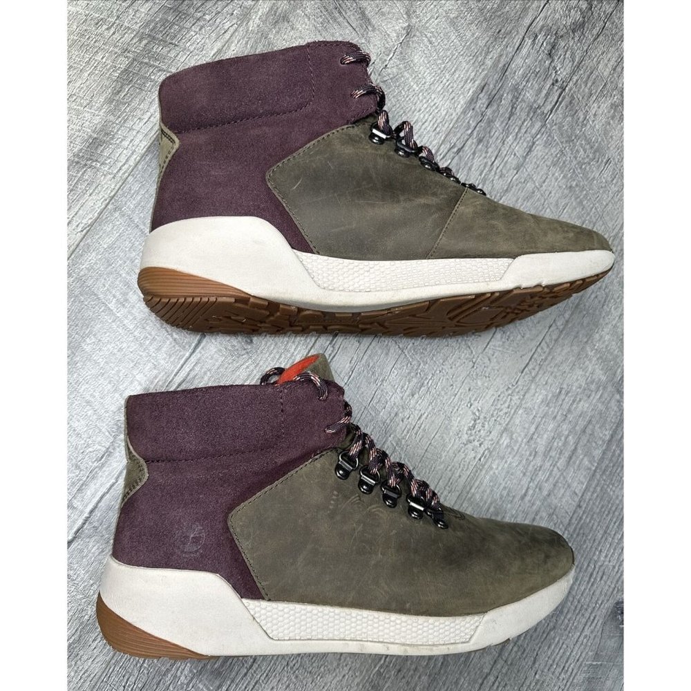 Timberland Boots Womens 10 Kiri Up Waterproof Lace Up Leather Shoes Hiking NWOT - Picture 3 of 7